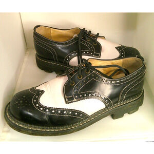 Angels by John’s Lived Brogue Shoes | Black Leather | Chunky Sole | Men's 5.5